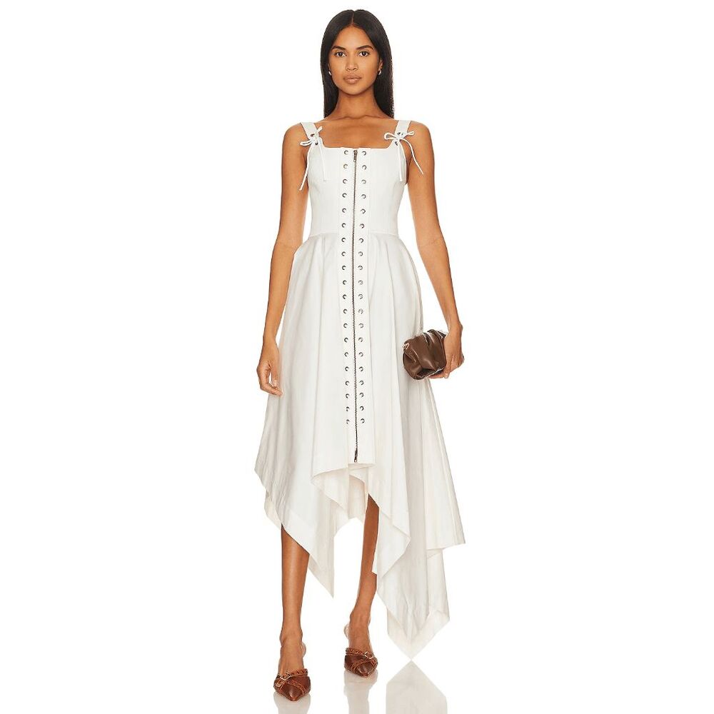Monse Lacing Front Sleeveless Dress Size US2 $1290
